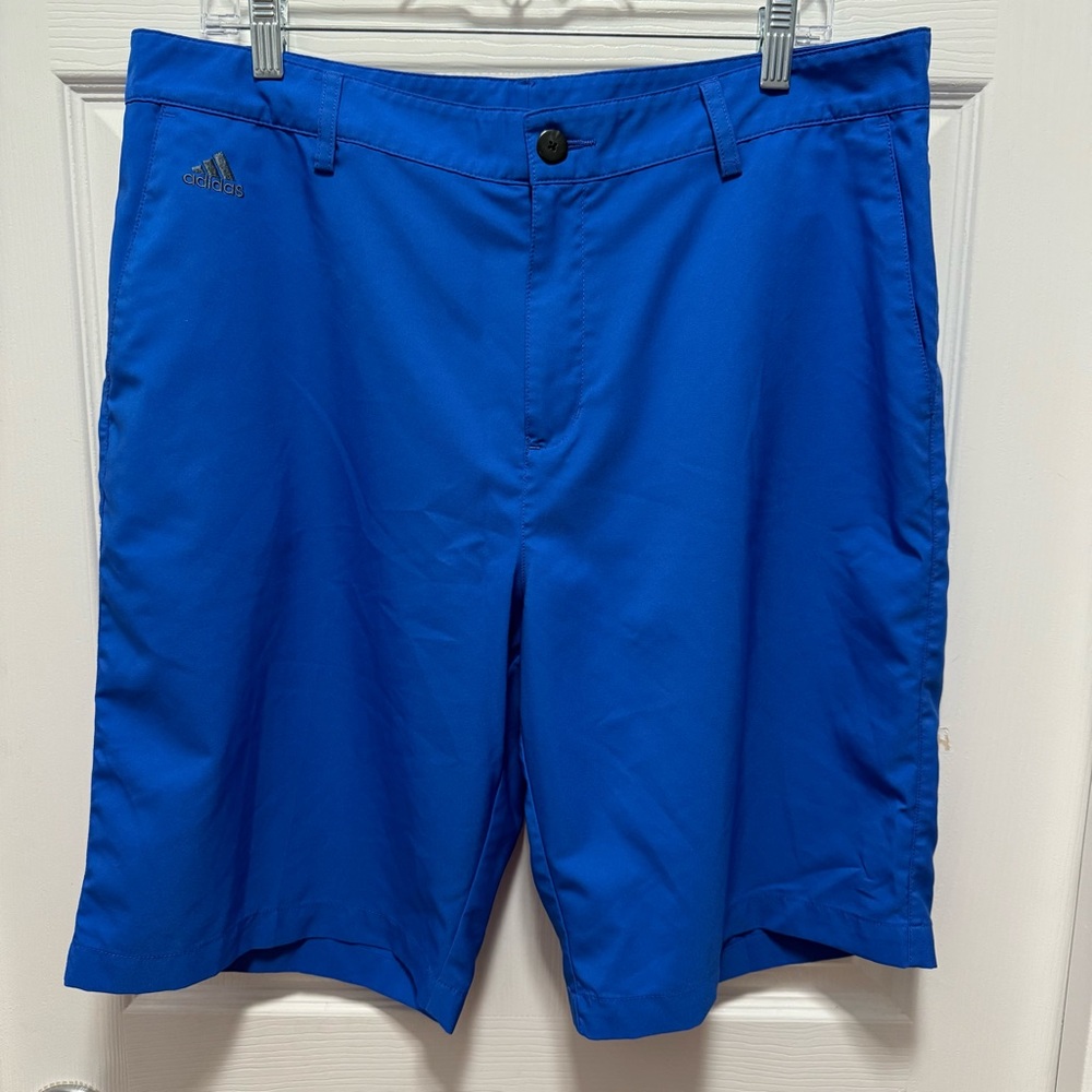 Adidas Men's Vibrant Blue Athletic Shorts